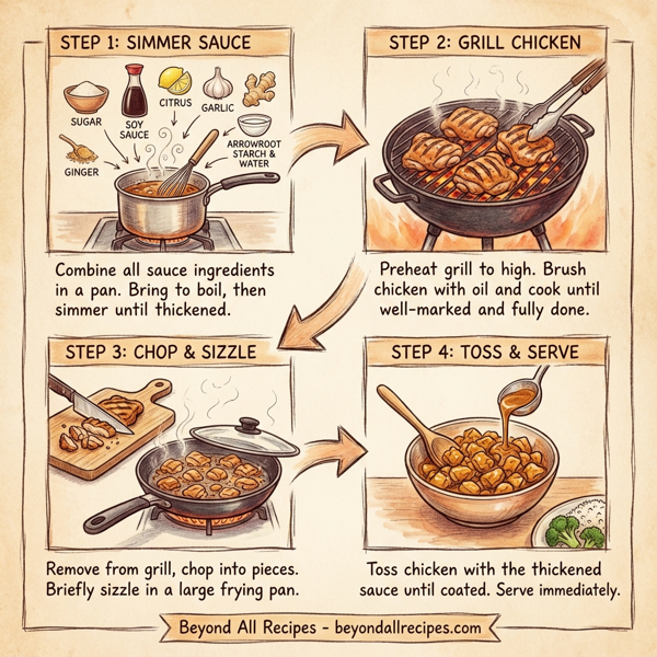 Sweet and Tangy Mandarin Chicken Delight instructions