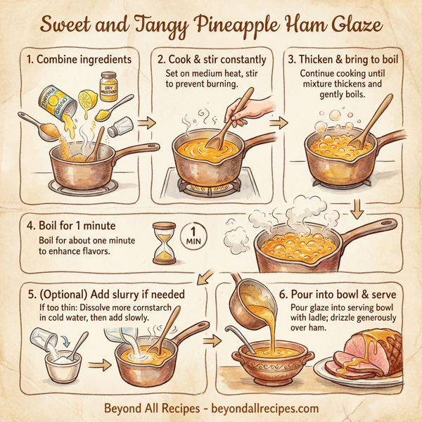 Sweet and Tangy Pineapple Ham Glaze instructions