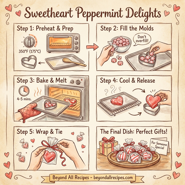 Sweetheart Peppermint Delights instructions