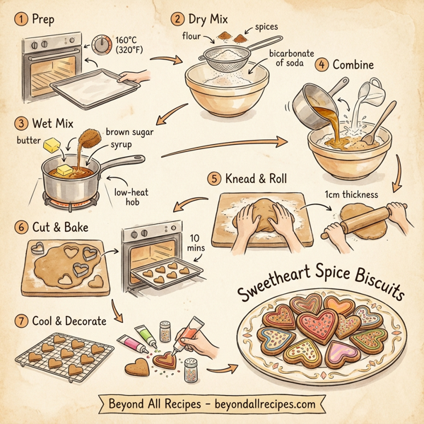 Sweetheart Spice Biscuits instructions