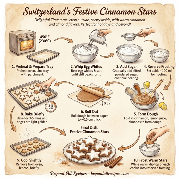 Switzerland’s Festive Cinnamon Stars instructions