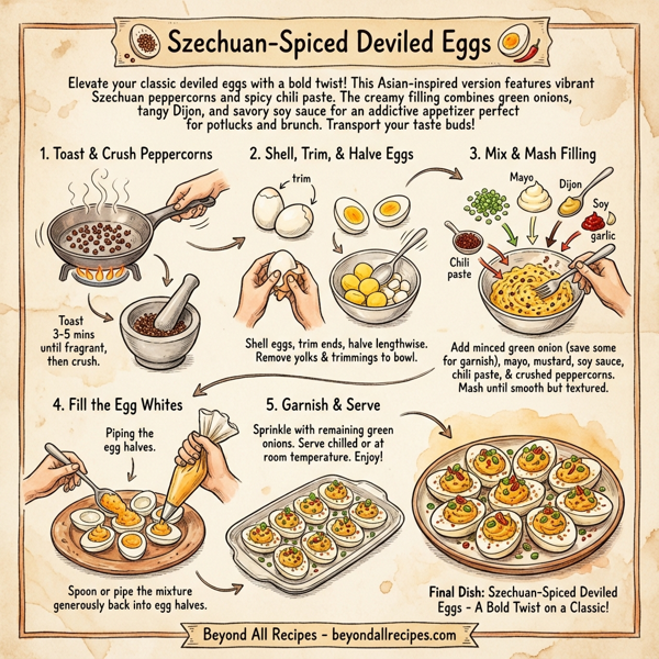 Szechuan-Spiced Deviled Eggs instructions