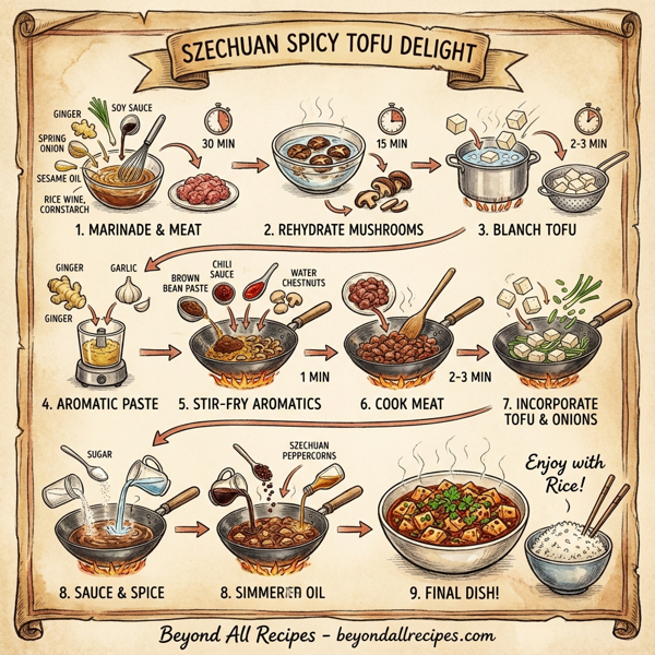Szechuan Spicy Tofu Delight instructions