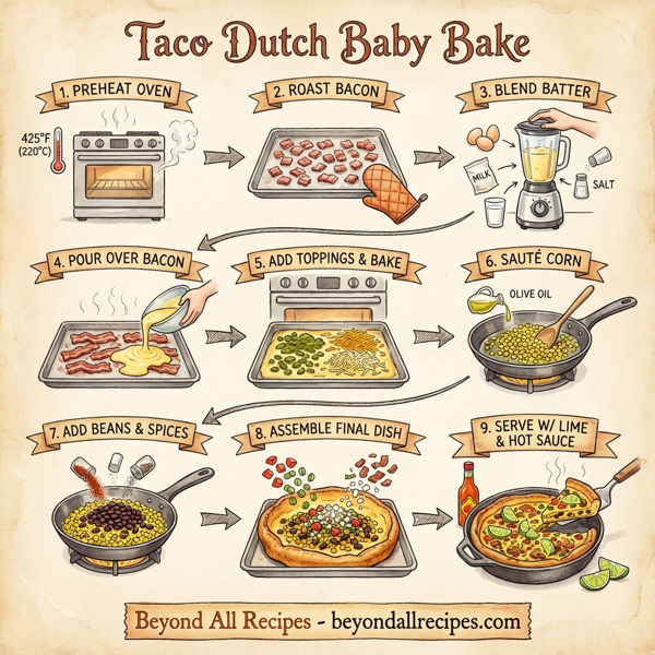 Taco Dutch Baby Bake instructions