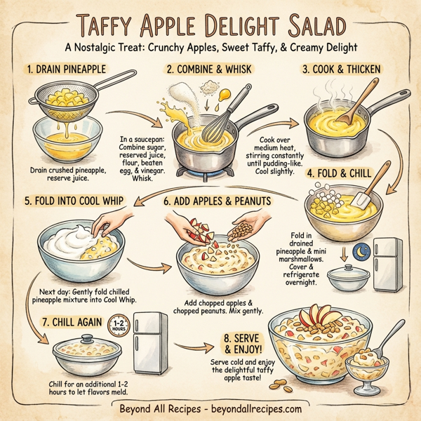 Taffy Apple Delight Salad instructions