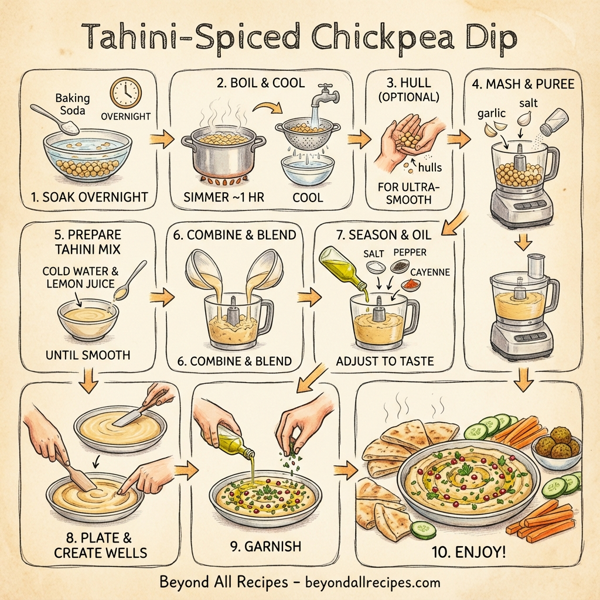 Tahini-Spiced Chickpea Dip instructions