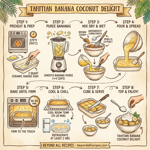 Tahitian Banana Coconut Delight instructions