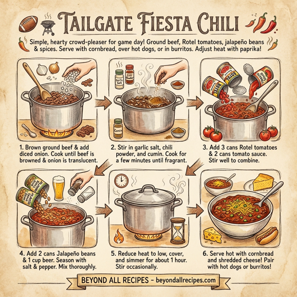 Tailgate Fiesta Chili instructions
