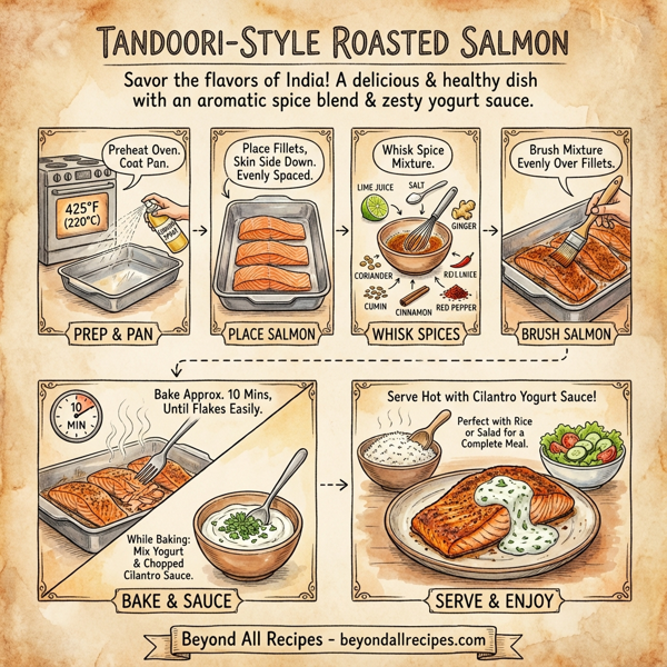 Tandoori-Style Roasted Salmon instructions