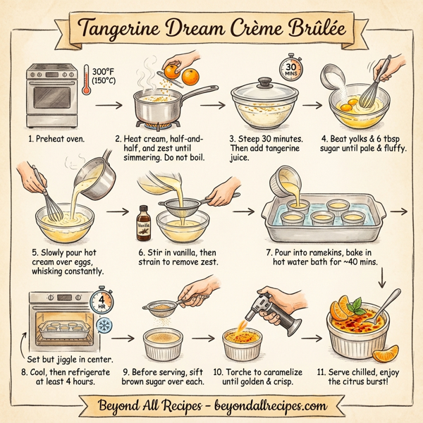 Tangerine Dream Crème Brûlée instructions