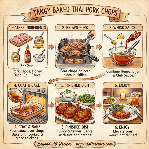 Tangy Baked Thai Pork Chops instructions