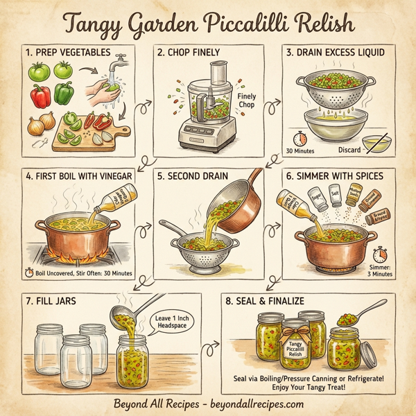 Tangy Garden Piccalilli Relish instructions