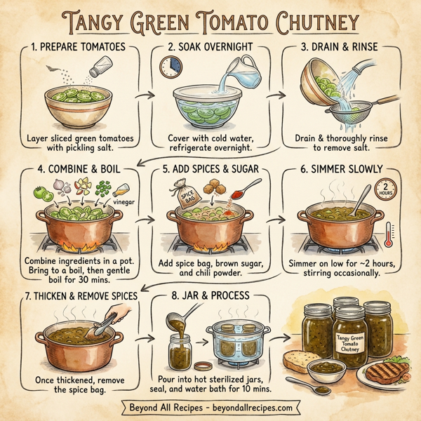 Tangy Green Tomato Chutney instructions