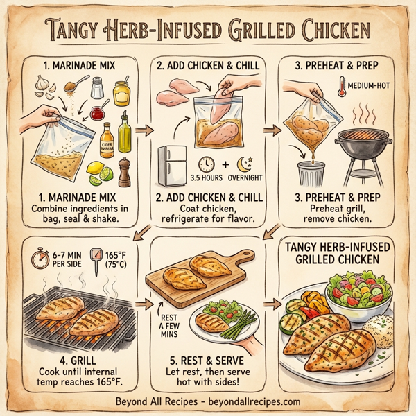 Tangy Herb-Infused Grilled Chicken instructions