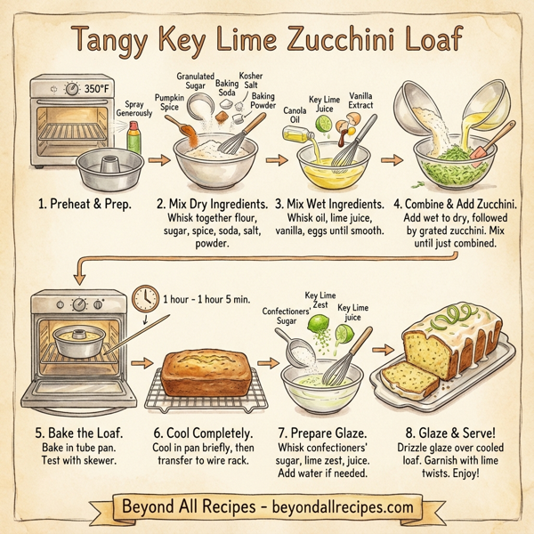 Tangy Key Lime Zucchini Loaf instructions