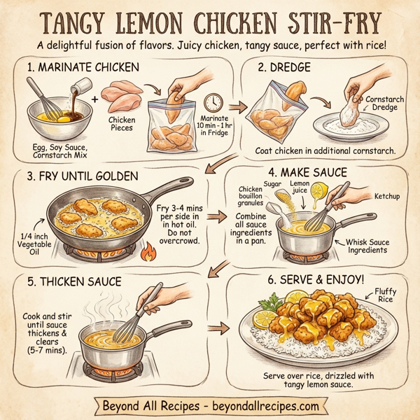 Tangy Lemon Chicken Stir-Fry instructions