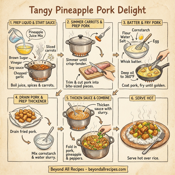 Tangy Pineapple Pork Delight instructions