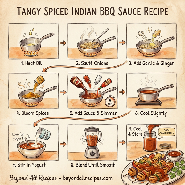 Tangy Spiced Indian BBQ Sauce instructions