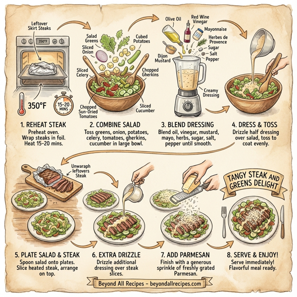 Tangy Steak and Greens Delight instructions