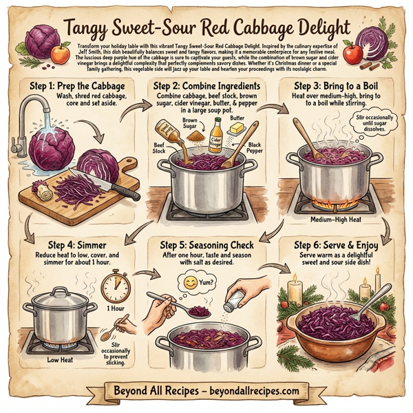 Tangy Sweet-Sour Red Cabbage Delight instructions