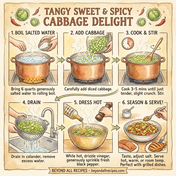 Tangy Sweet and Spicy Cabbage Delight instructions