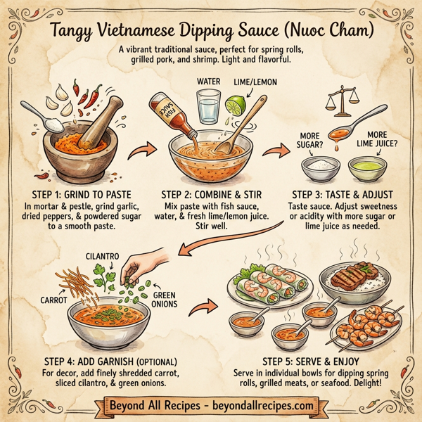 Tangy Vietnamese Dipping Sauce instructions