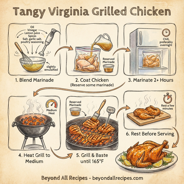 Tangy Virginia Grilled Chicken instructions