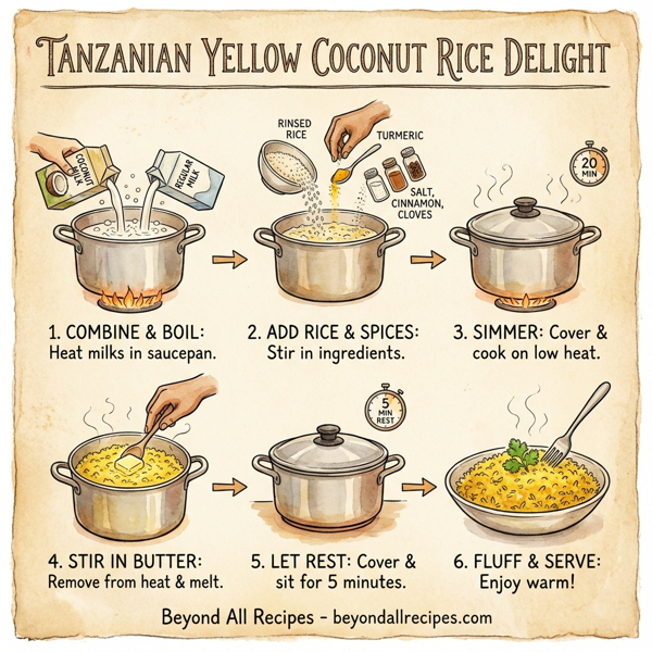 Tanzanian Yellow Coconut Rice Delight instructions