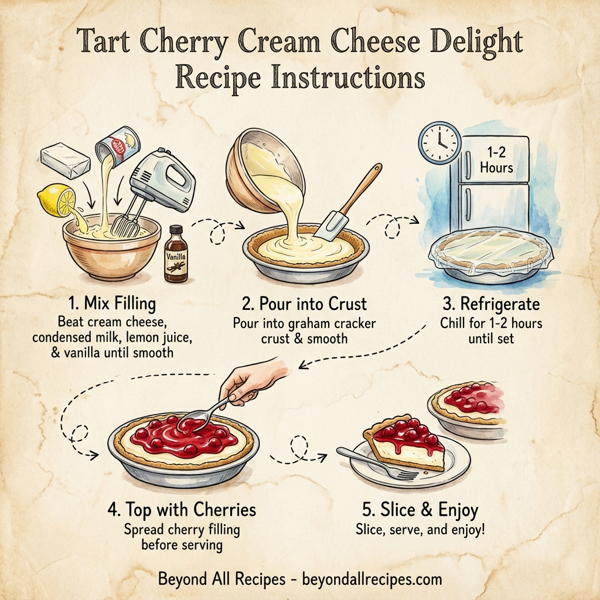 Tart Cherry Cream Cheese Delight instructions