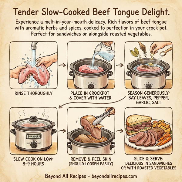Tender Slow-Cooked Beef Tongue Delight instructions