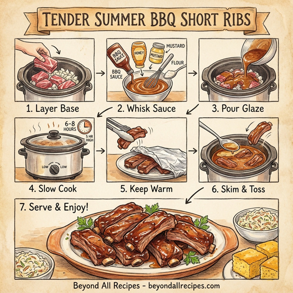 Tender Summer BBQ Short Ribs instructions
