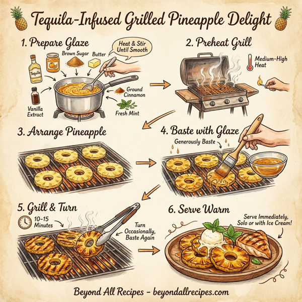 Tequila-Infused Grilled Pineapple Delight instructions