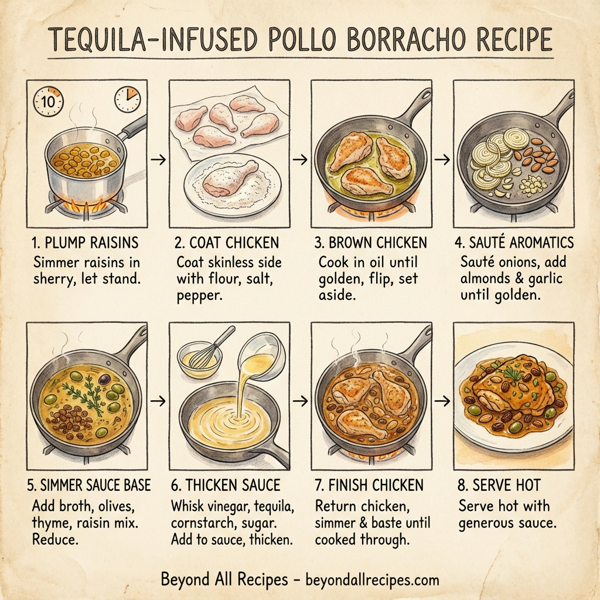 Tequila-Infused Pollo Borracho instructions