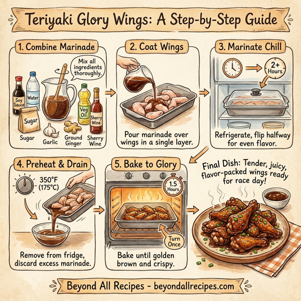 Teriyaki Glory Wings instructions