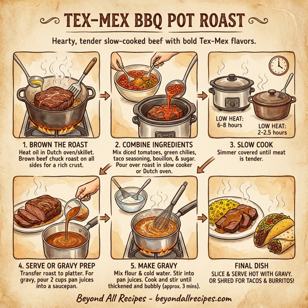 Tex-Mex BBQ Pot Roast instructions