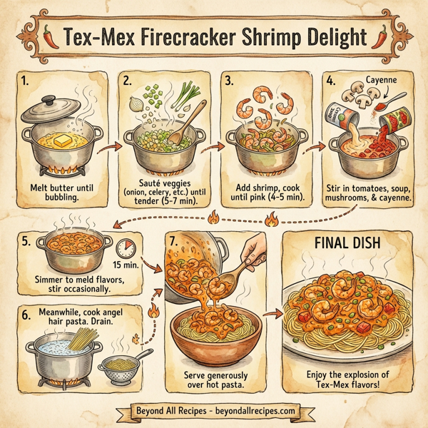 Tex-Mex Firecracker Shrimp Delight instructions