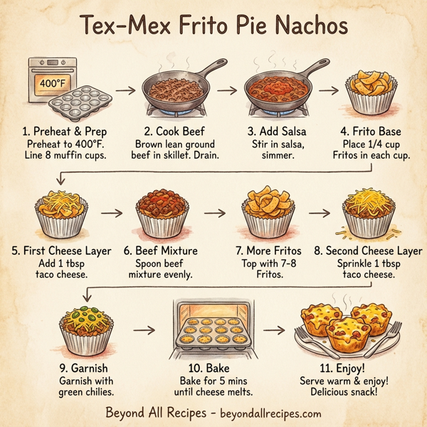 Tex-Mex Frito Pie Nachos instructions