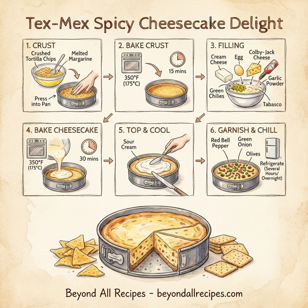 Tex-Mex Spicy Cheesecake Delight instructions