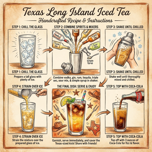 Texas Long Island Iced Tea instructions