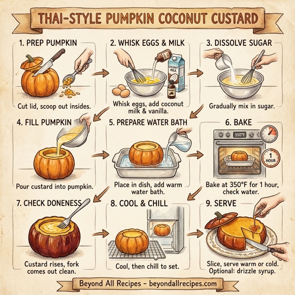 Thai-Style Pumpkin Coconut Custard instructions