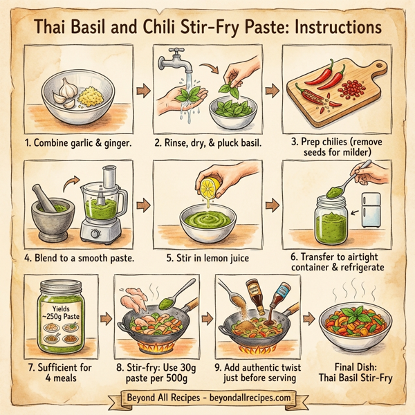 Thai Basil and Chili Stir-Fry Paste instructions