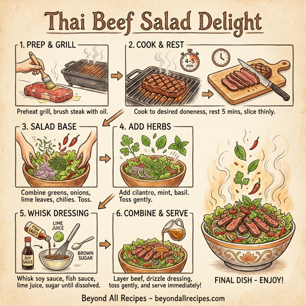 Thai Beef Salad Delight instructions