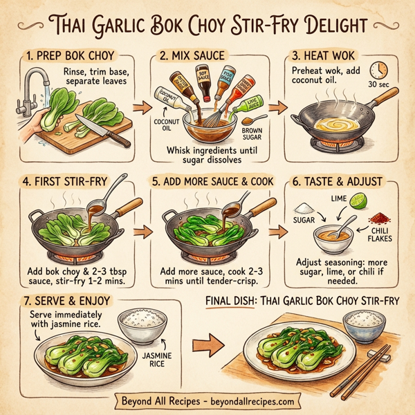 Thai Garlic Bok Choy Stir-Fry Delight instructions