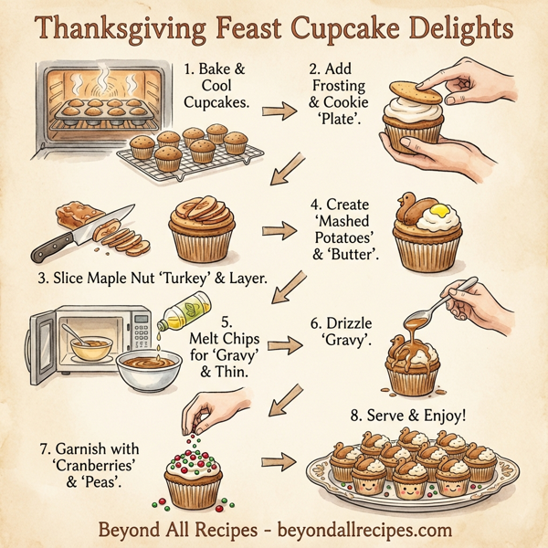 Thanksgiving Feast Cupcake Delights instructions