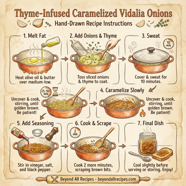 Thyme-Infused Caramelized Vidalia Onions instructions