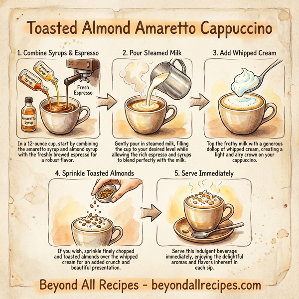 Toasted Almond Amaretto Cappuccino instructions
