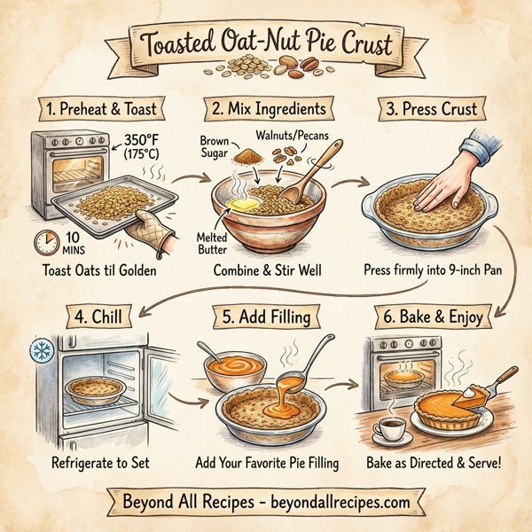 Toasted Oat-Nut Pie Crust instructions