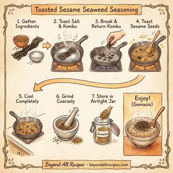 Toasted Sesame Seaweed Seasoning instructions