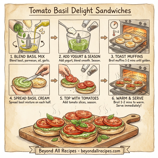 Tomato Basil Delight Sandwiches instructions