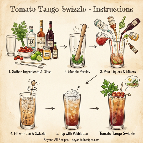 Tomato Tango Swizzle instructions